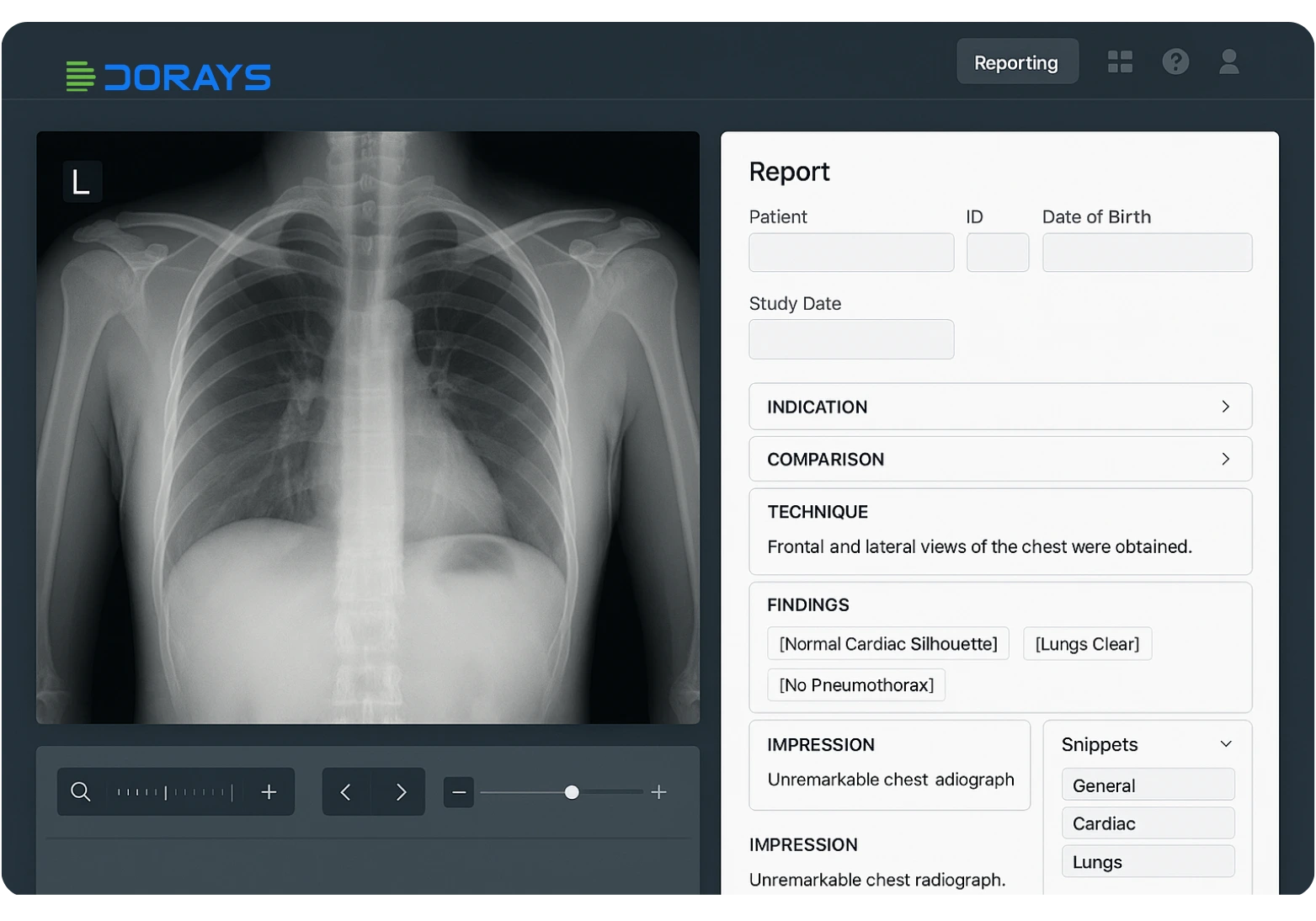 Radiology Report Format